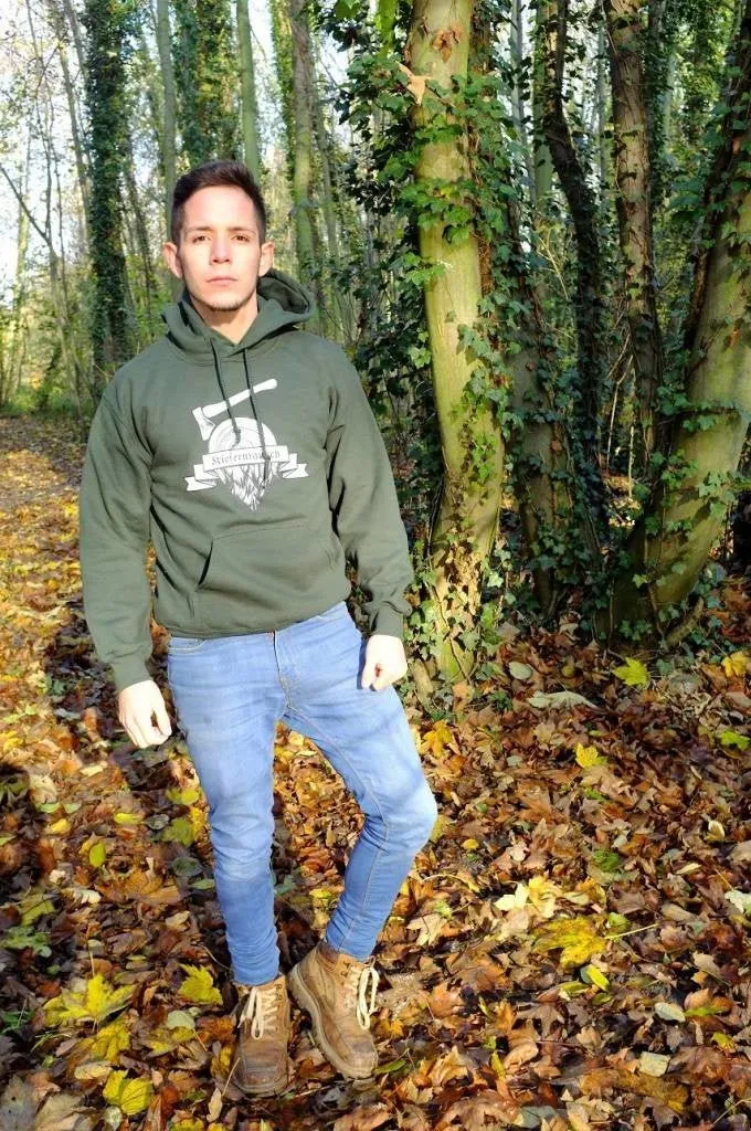 Sweatshirt in forest green