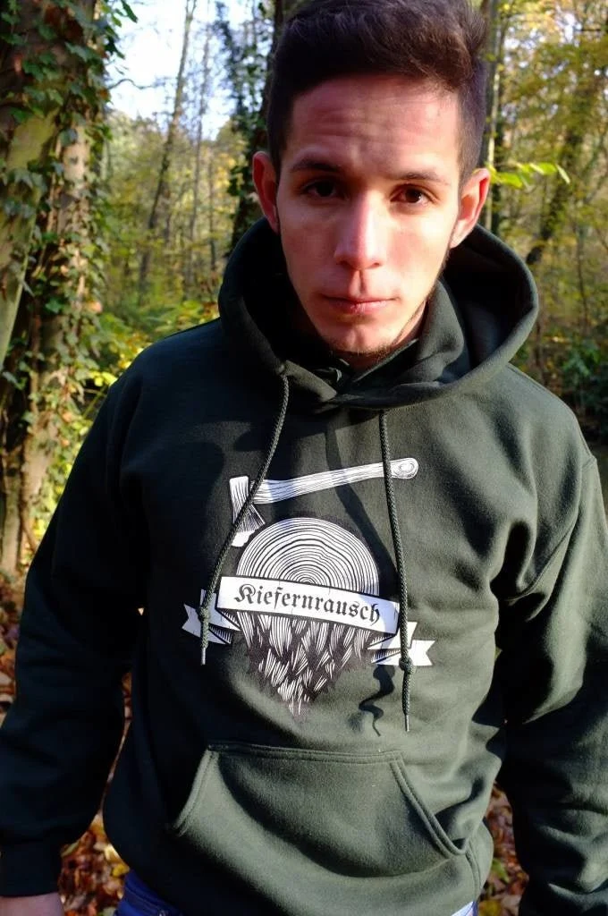 Sweatshirt in forest green