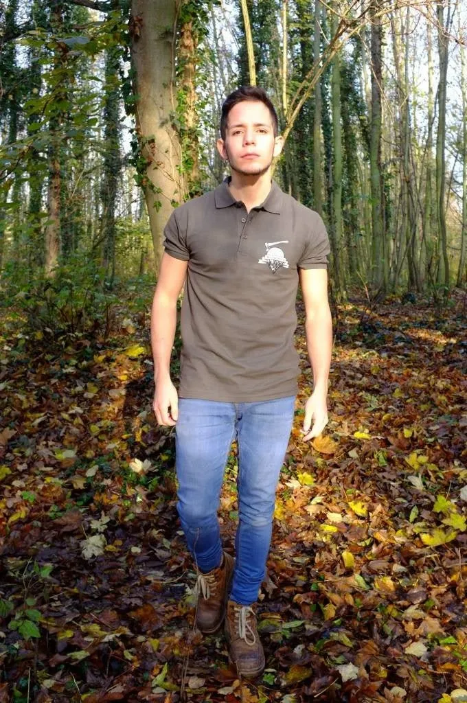 Poloshirt grau