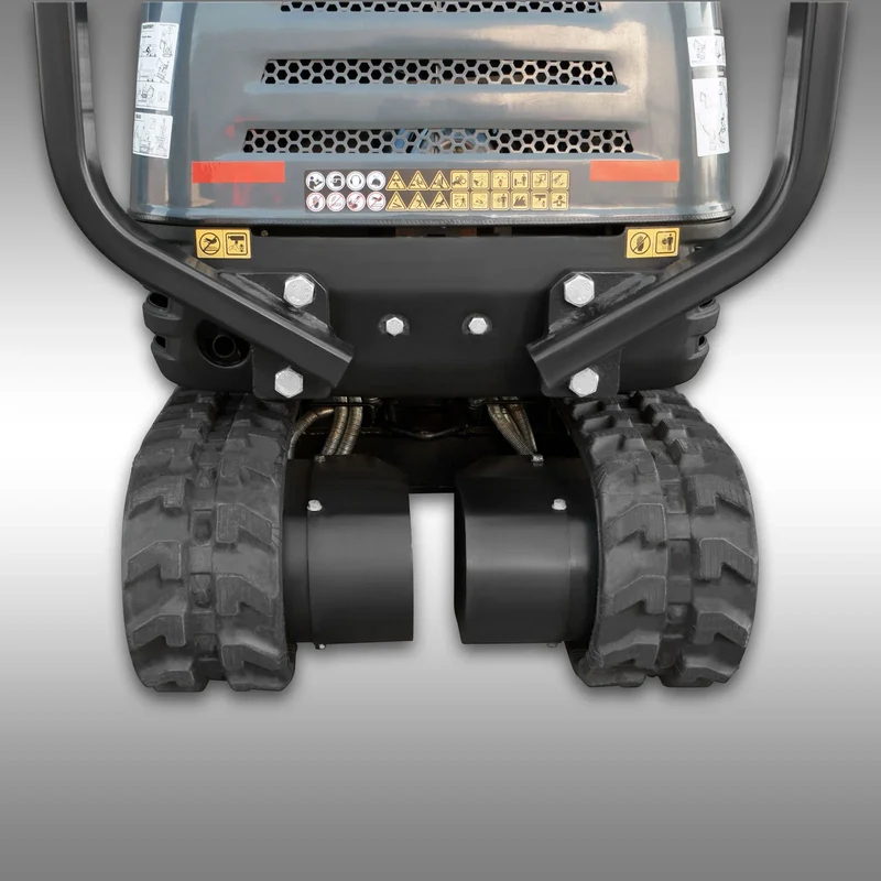 Jansen MB-700 Minibagger, 8,5 PS Benzin, Komplett-Set, Verstellfahrwerk