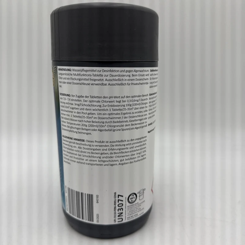 Poolstar Quattrotabs 200 g langsamlöslich / 1kg Chlor Poolpflege Desinfektion