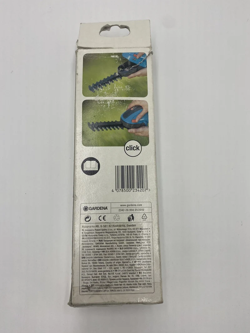 Gardena 2342 Strauchmesser Messer Gr. 12,5 cm Schwarz Neu ClassicCut ComfortCut