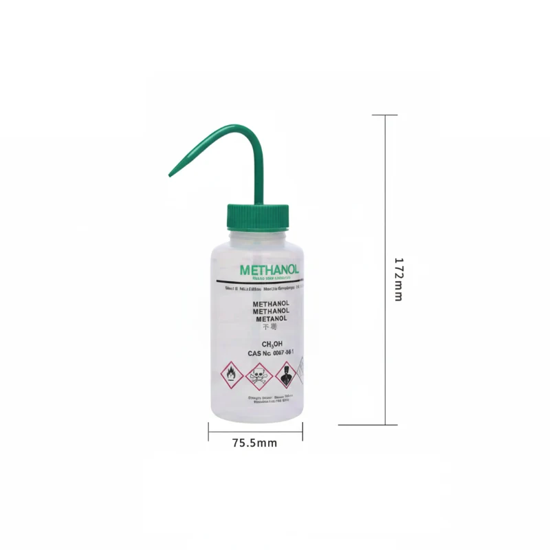 Lösungsmittelentlüftungsflaschen, Kunststoff PE, Fassungsvermögen 250 ml bis 500 ml