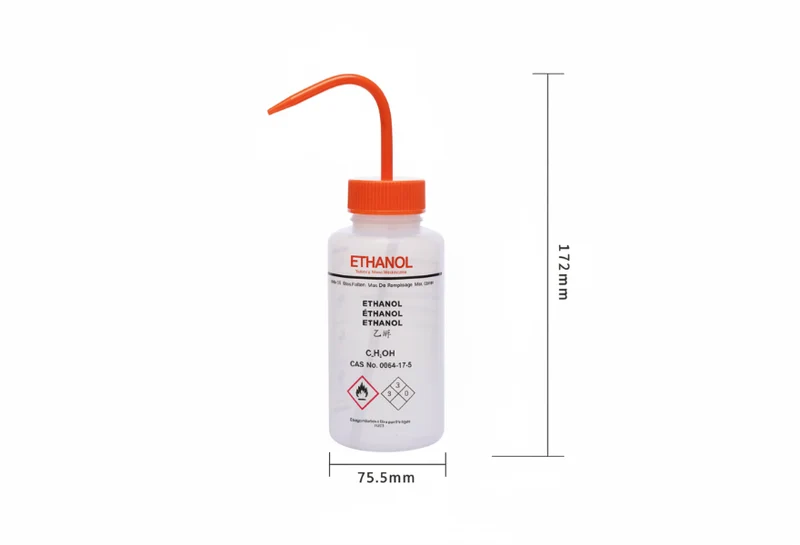 Lösungsmittelentlüftungsflaschen, Kunststoff PE, Fassungsvermögen 250 ml bis 500 ml