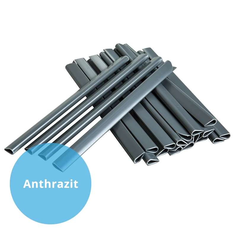P24® Befestigungsclips für PVC-Sichtschutzstreifen, 25 Stück (Farbe wählbar)