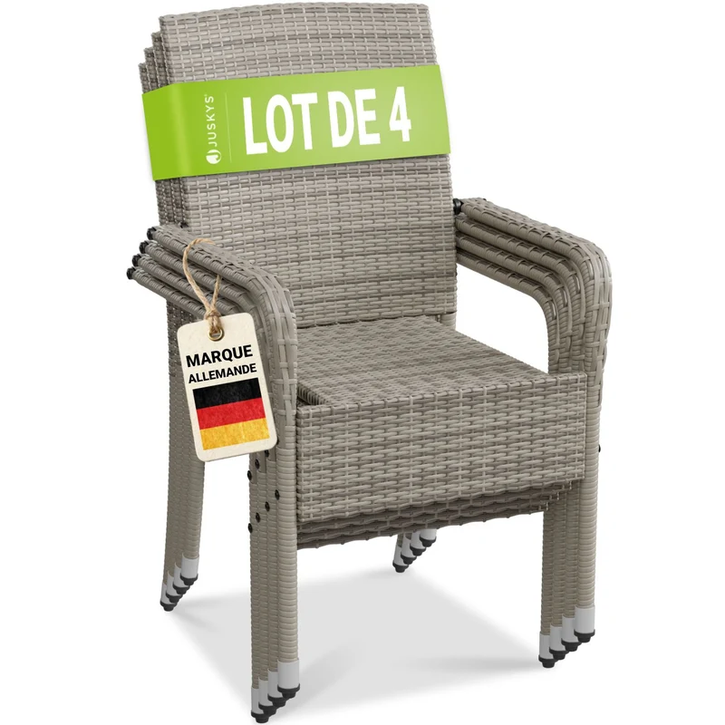 Polyrattan Gartenstühle Yoro