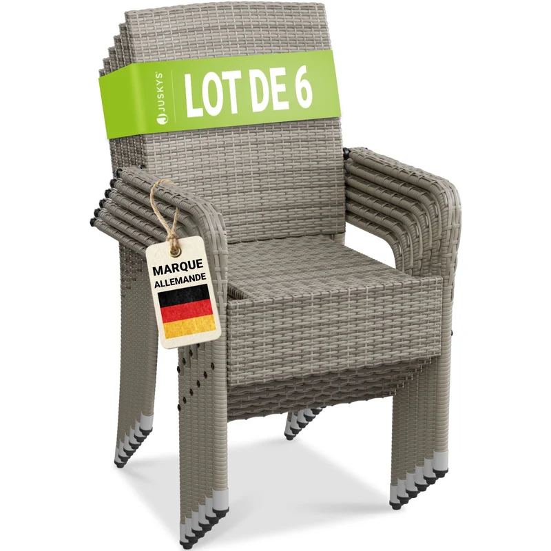 Polyrattan Gartenstühle Yoro