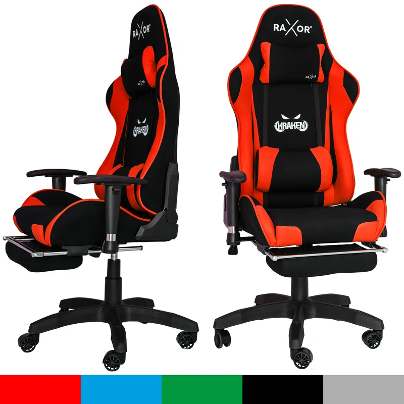 RAXOR® KRAKEN Gamingstuhl (Farbe wählbar)