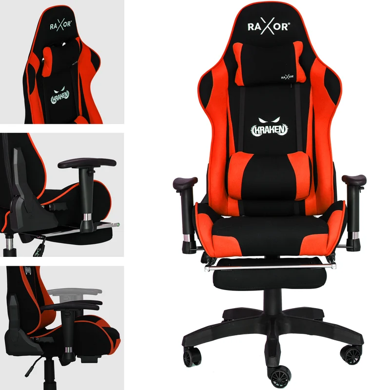 RAXOR® KRAKEN Gamingstuhl (Farbe wählbar)