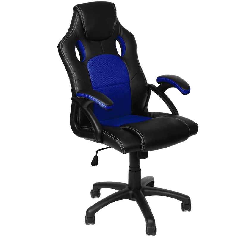 P24® Bürostuhl in Racing Optik (Farbe Wählbar)