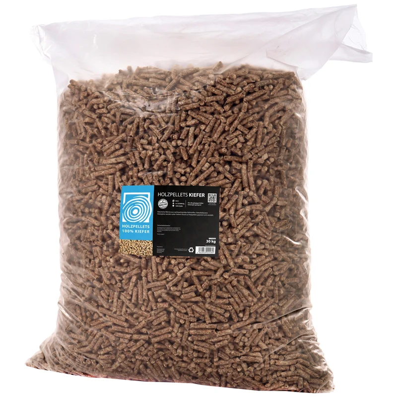 P24® Holzpellets Kiefer, 6mm, 1 Karton (2x 15kg Säcke)