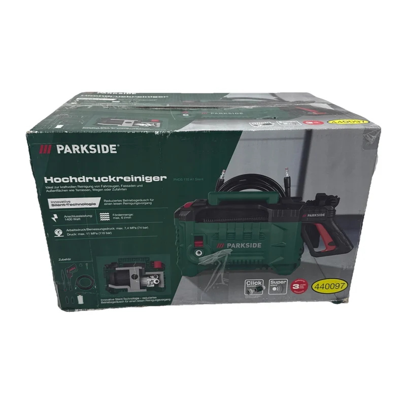 PARKSIDE® Hochdruckreiniger »PHDS 110 A1«, 1400 Watt mit Silent-Technologie