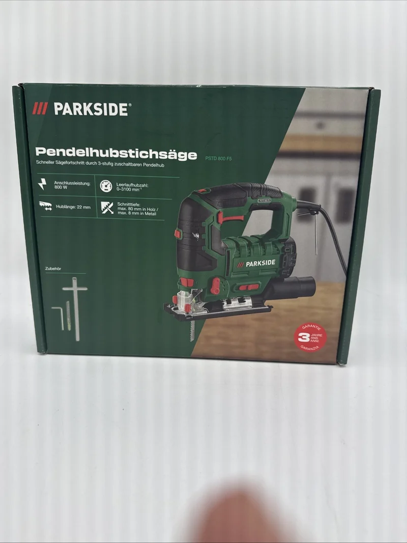 Parkside Pendelhubstichsäge PSTD 800 F5 mit Laserführung-LED Stichsäge Saw Lock