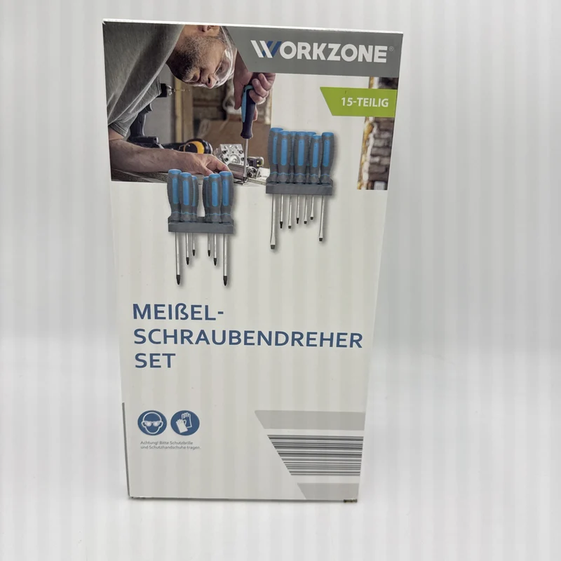 Meißel-Schraubendreher Set 15-tlg von Workzone