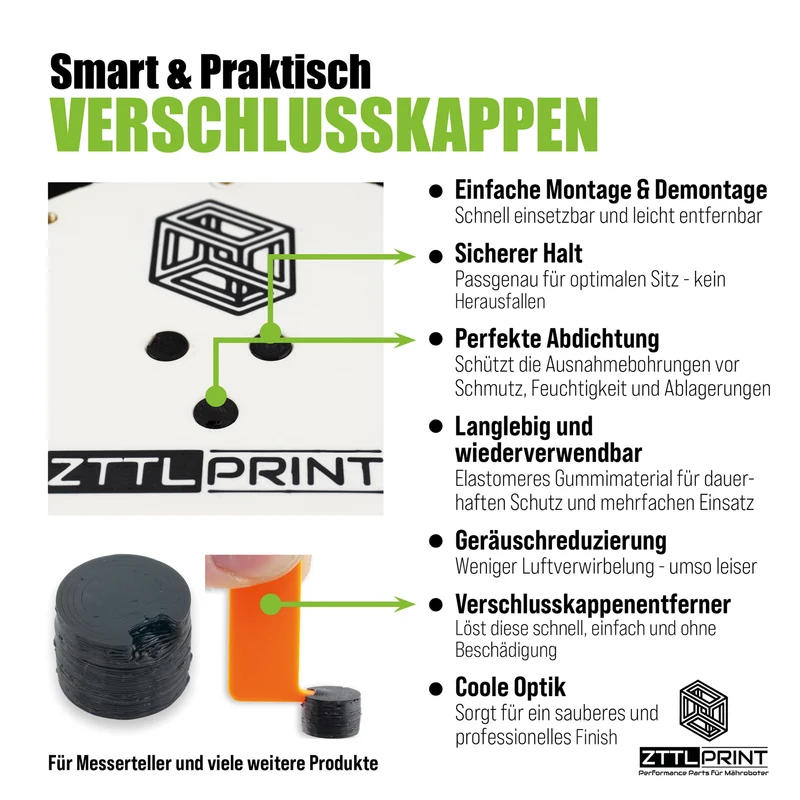 Universal Verschlusskappenentferner Mähroboter Performance Smart