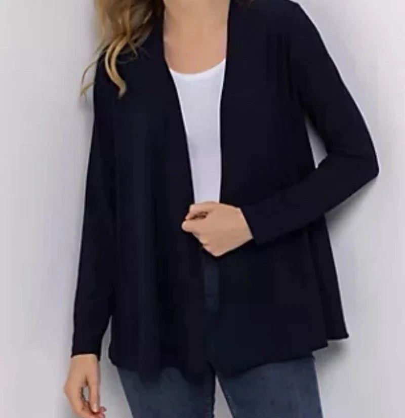 KIM & CO. Cardigan. Marine. M