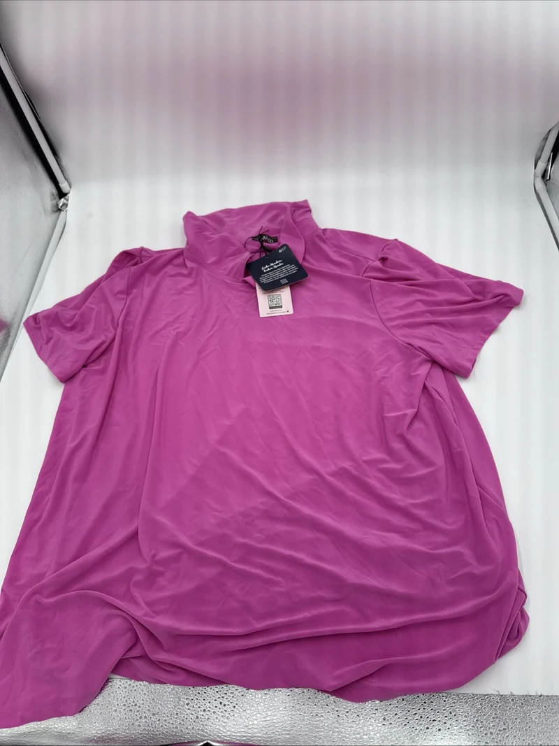 KIM & CO. Shirt, 1/2-Arm Deluxe Brazil Knit Bubi-Kragen figurumspielend