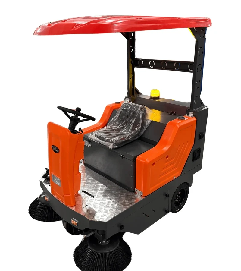 Aufsitz-Kehrmaschine mit Dach Graefer KM160-PRO