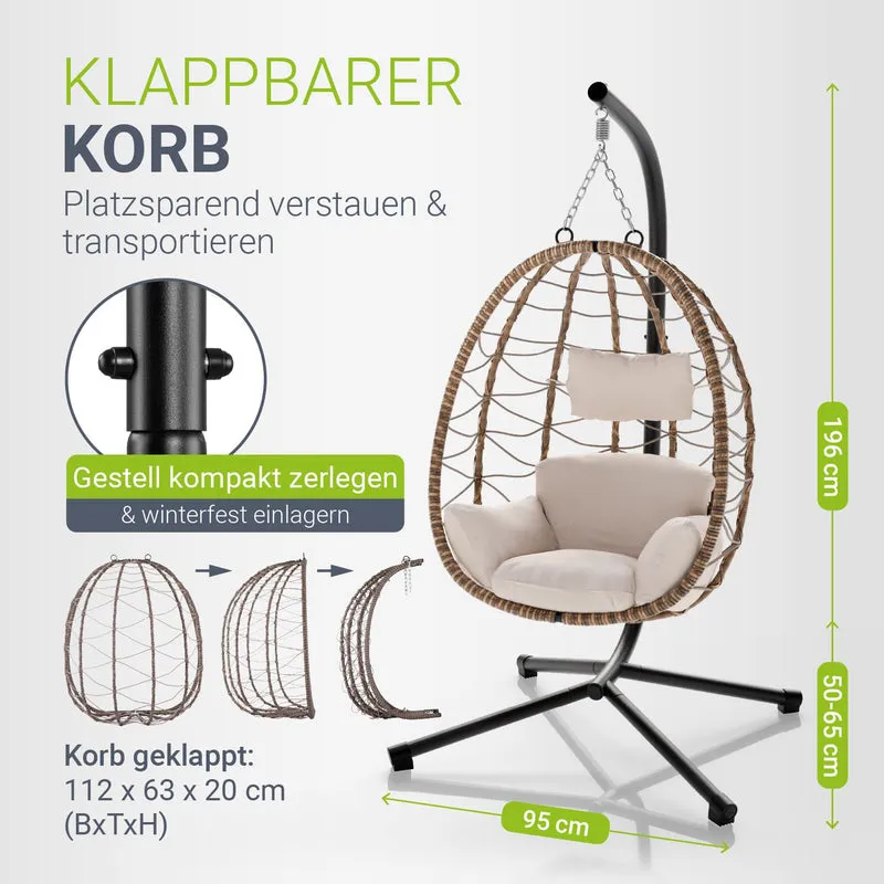 Korbhängesessel Aria inklusive Gestell