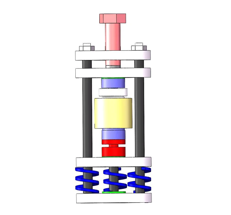 Standard-Druckvorrichtung und Testzellensatz für Feststoffbatterien, Modell GT03
