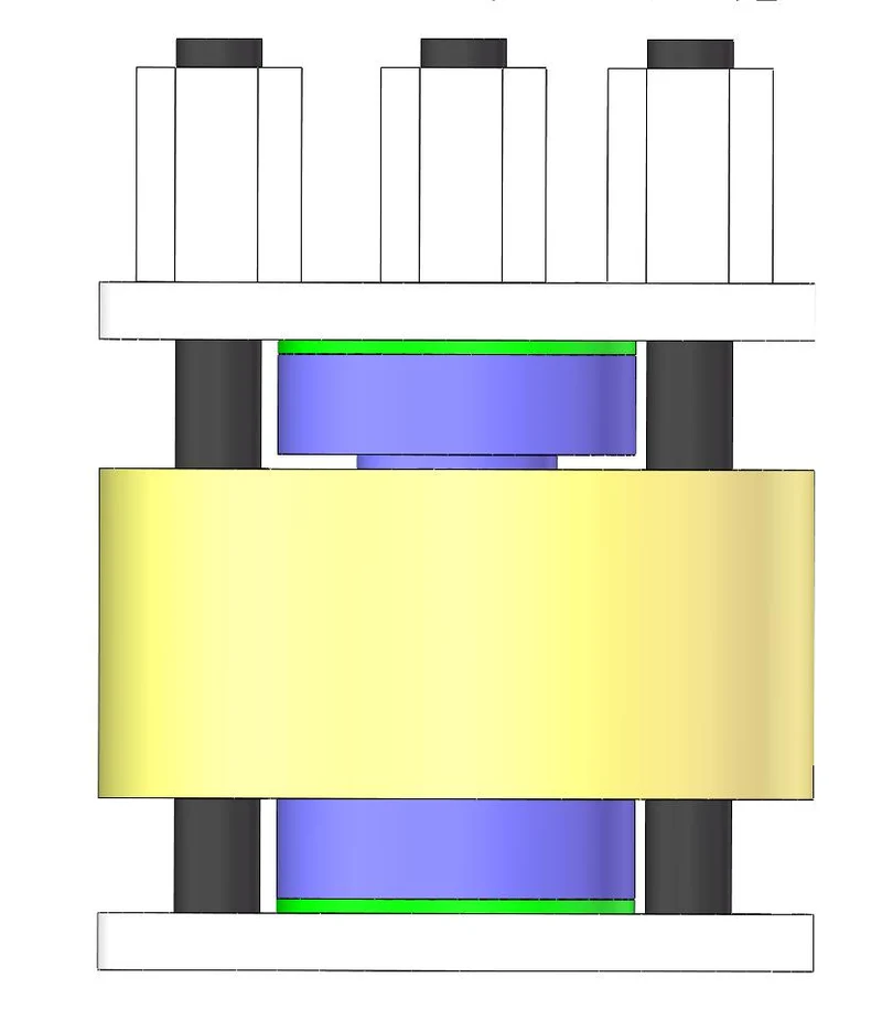 Standard-Druckprüfvorrichtung und Testzellensatz für Festkörperbatterien, Modell GT01 CG