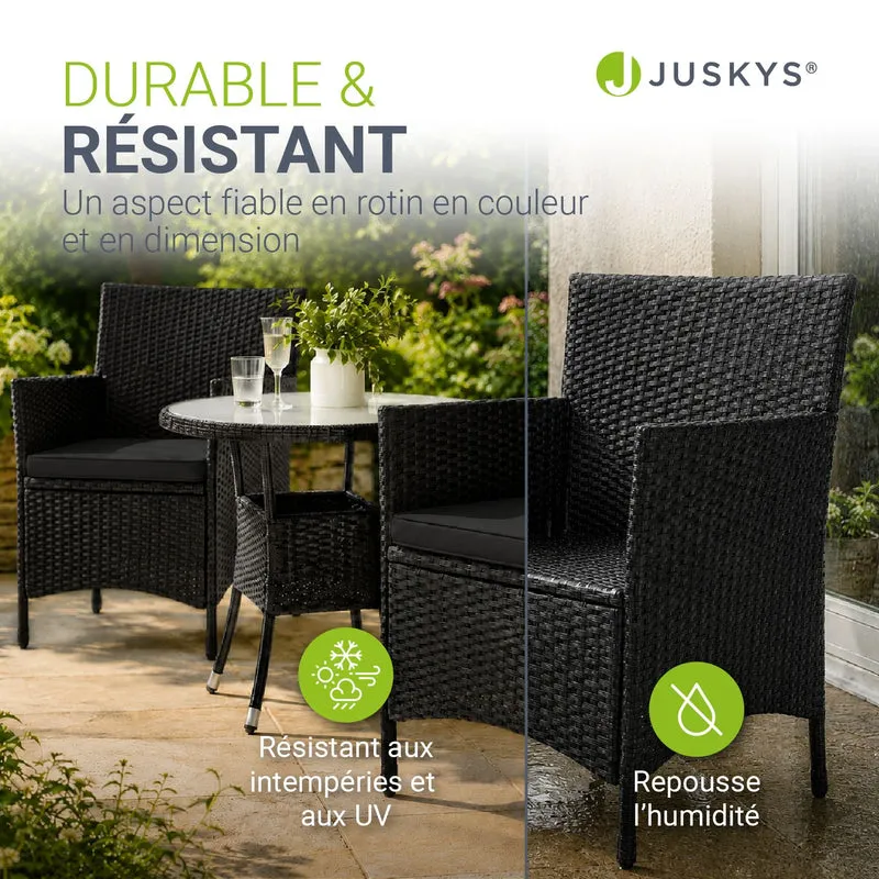 Polyrattan Balkon Set Bayamo
