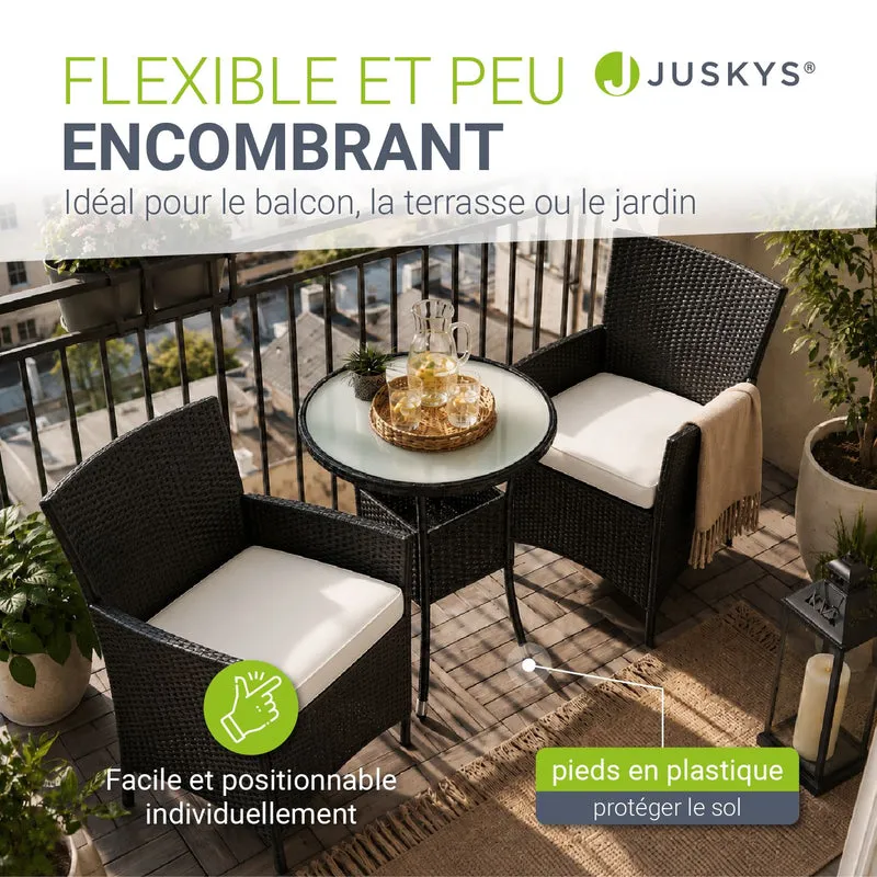Polyrattan Balkon Set Bayamo