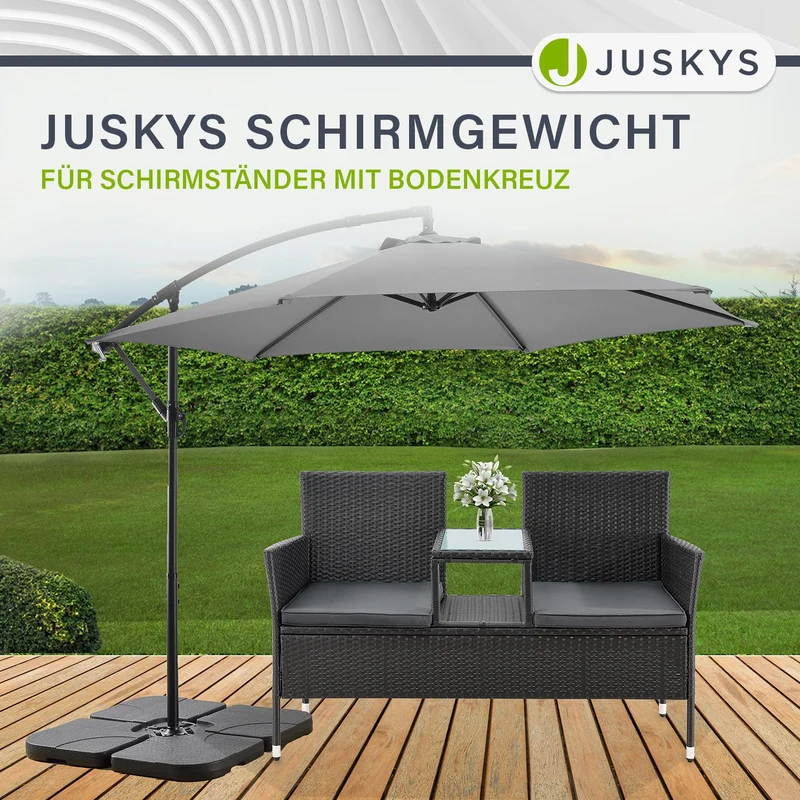 Schirmgewicht 4er Set Quad