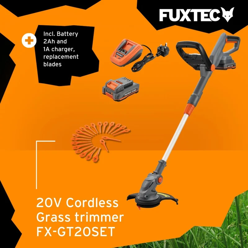 FUXTEC 20V Cordless grastrimmer FX-GT20 SET bosmaaier