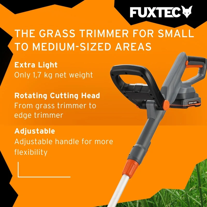 FUXTEC 20V Cordless grastrimmer FX-GT20 SET bosmaaier