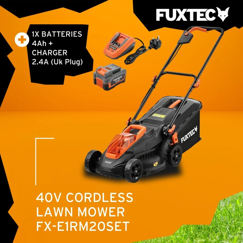 FUXTEC accu-grasmaaier FX-LM2030SET-UK