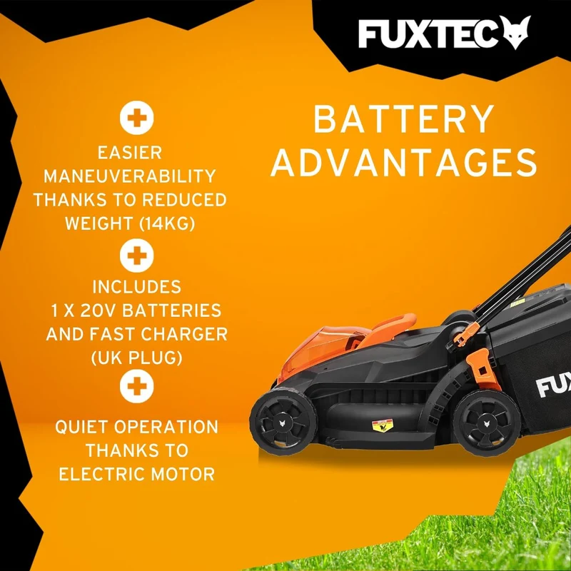 FUXTEC accu-grasmaaier FX-LM2030SET-UK