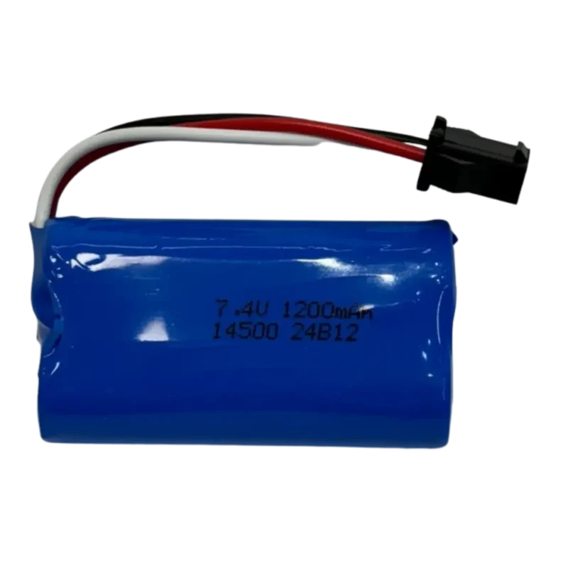 Accumulateur rechargeable 7,4V 1200mAh 2x14500 AA avec connecteur SM-3P