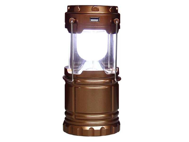 LED Lampe Tragbar 360 Grad Solar Camping Laterne Wiederaufladbar