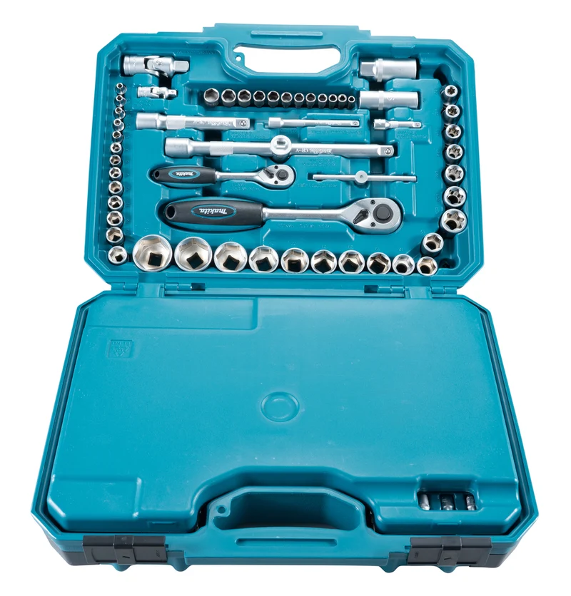 Makita Werkzeugkoffer 221 tlg.Ratschenkoffer Werkzeugkiste E-10883