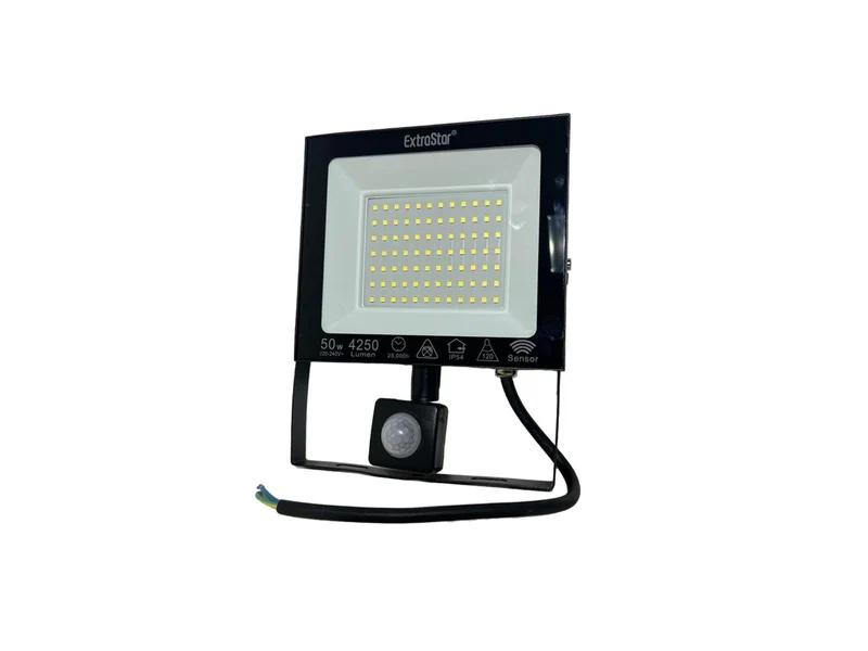 ExtraStar 50W LED Flutlicht Bewegungsmelder