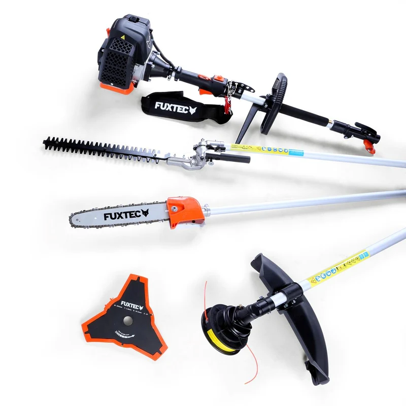 B-WARE FUXTEC Multitool Benzine 4 in1 - Multigereedschap - Bosmaaier - Kettingzaag - Heggenschaar - FX-MT152