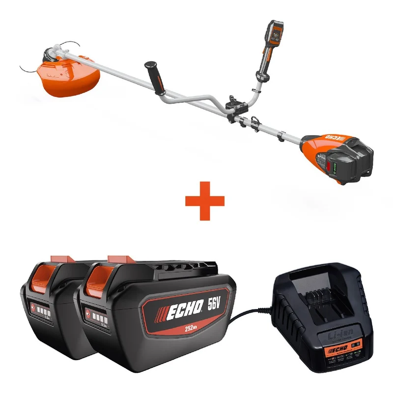 ECHO Akku-Motorsense DSRM-2600U Set -inkl. 2x 5Ah Akku und Schnellladegerät