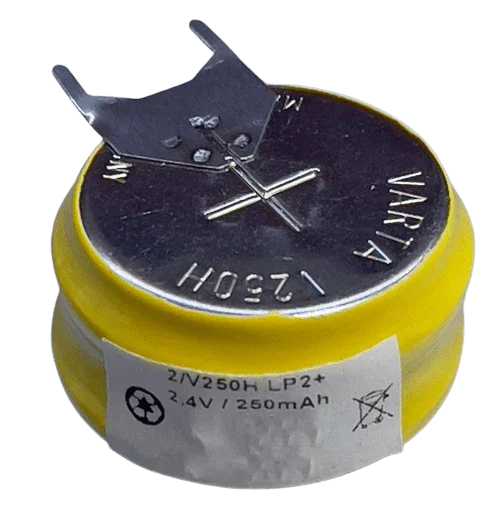 Batterie VARTA 2V250H NiMH 2.4V 250mAh 3 picots PCB