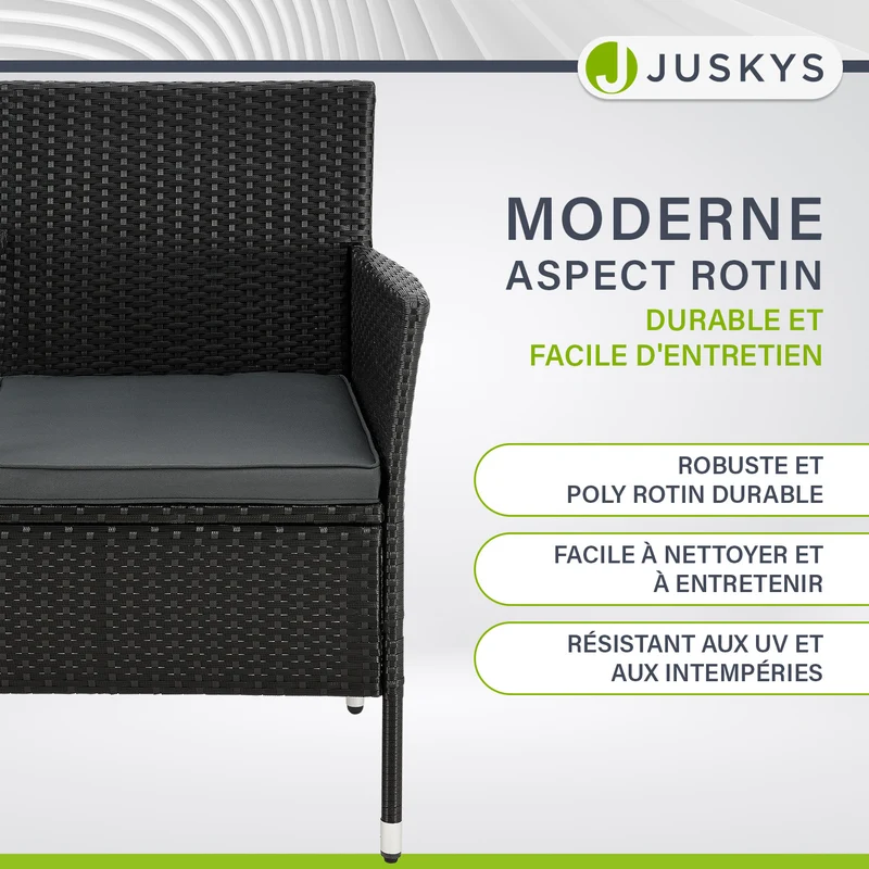 Polyrattan Sitzbank Monaco