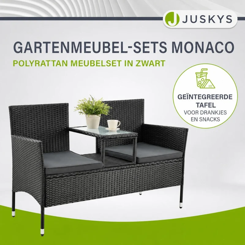 Polyrattan Sitzbank Monaco