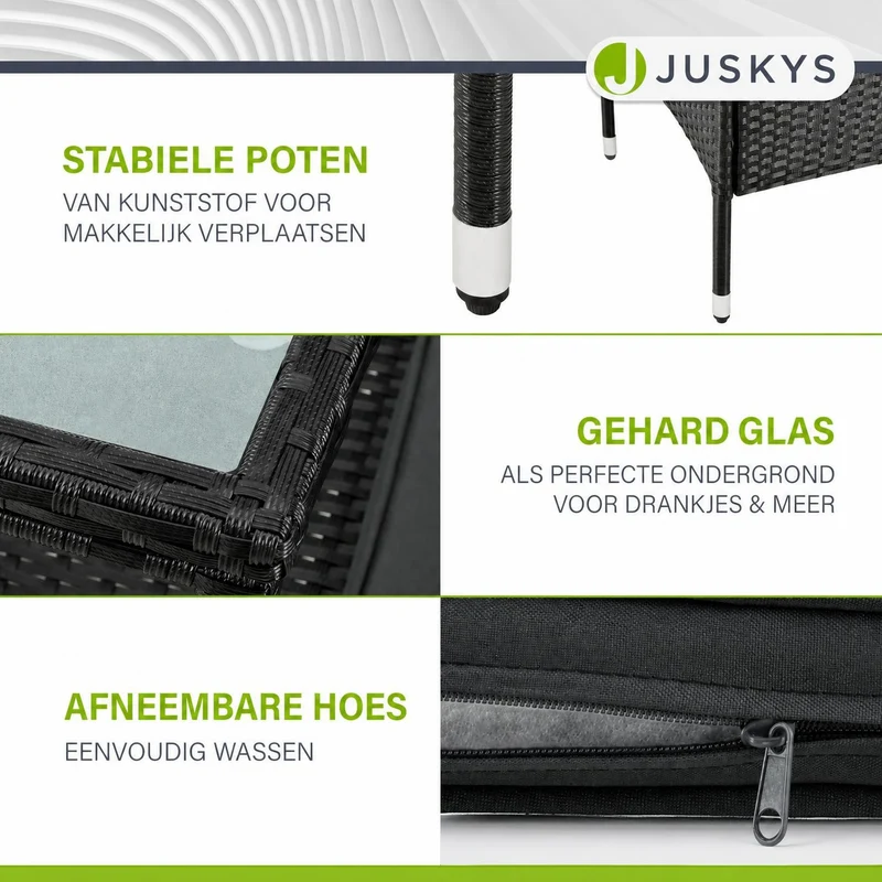 Polyrattan Sitzbank Monaco