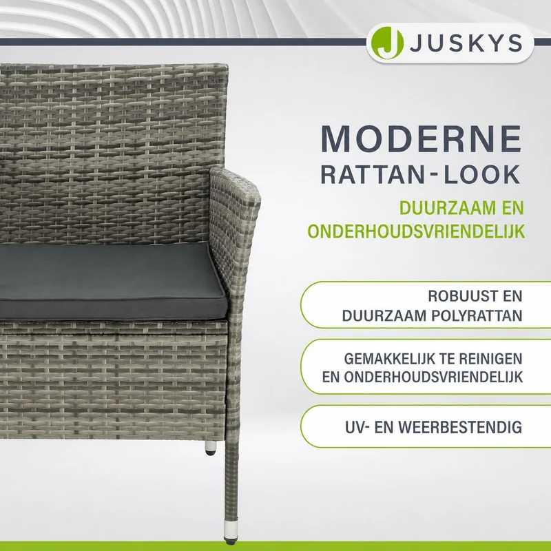 Polyrattan Sitzbank Monaco