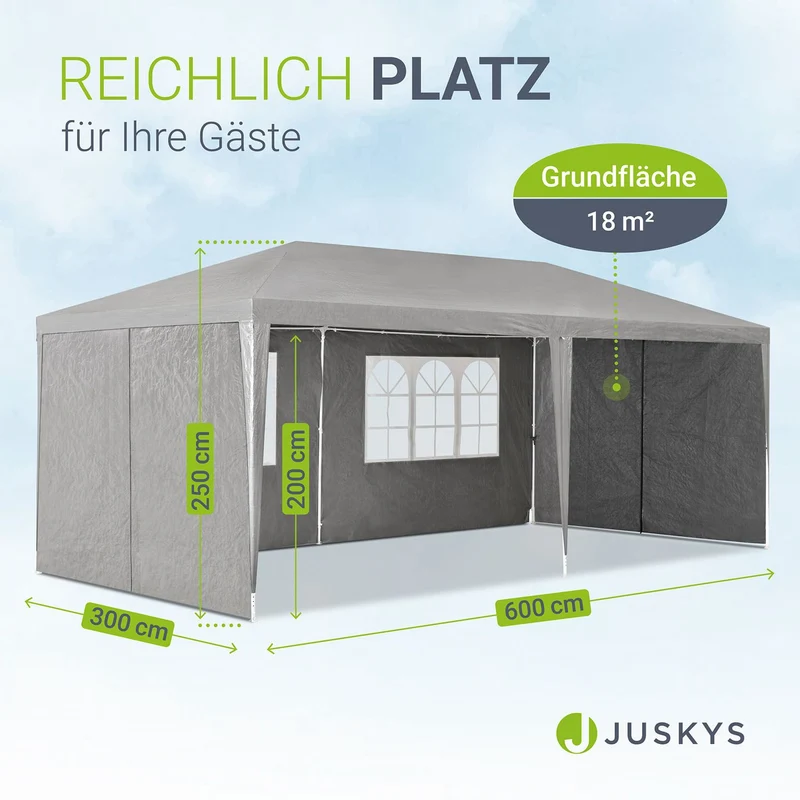 Partyzelt 3x6 m