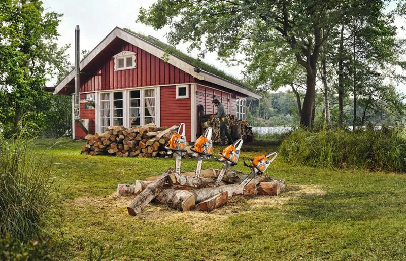 Stihl MS 212 mit Picco Duro 3 Sägekette Benzin-Kettensäge