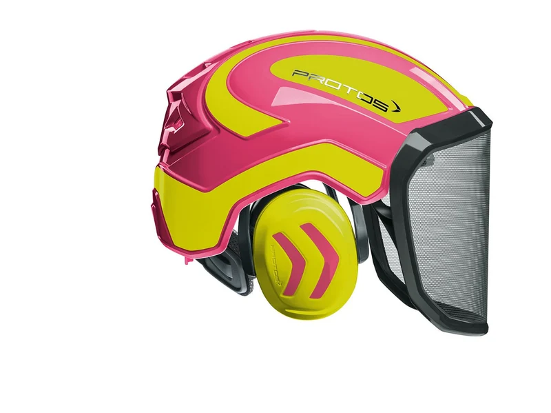 PROTOS® Integral Forsthelm - pink-neongelb