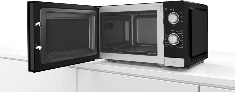 Bosch Serie 2, Freistehende Mikrowelle, 44 x 26 cm, Edelstahl FFL020MS2