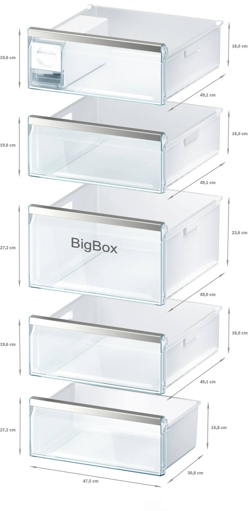 Bosch Serie 6 freistehender Gefrierschrank weiss GSN51AWCV - EEK: C Gerät