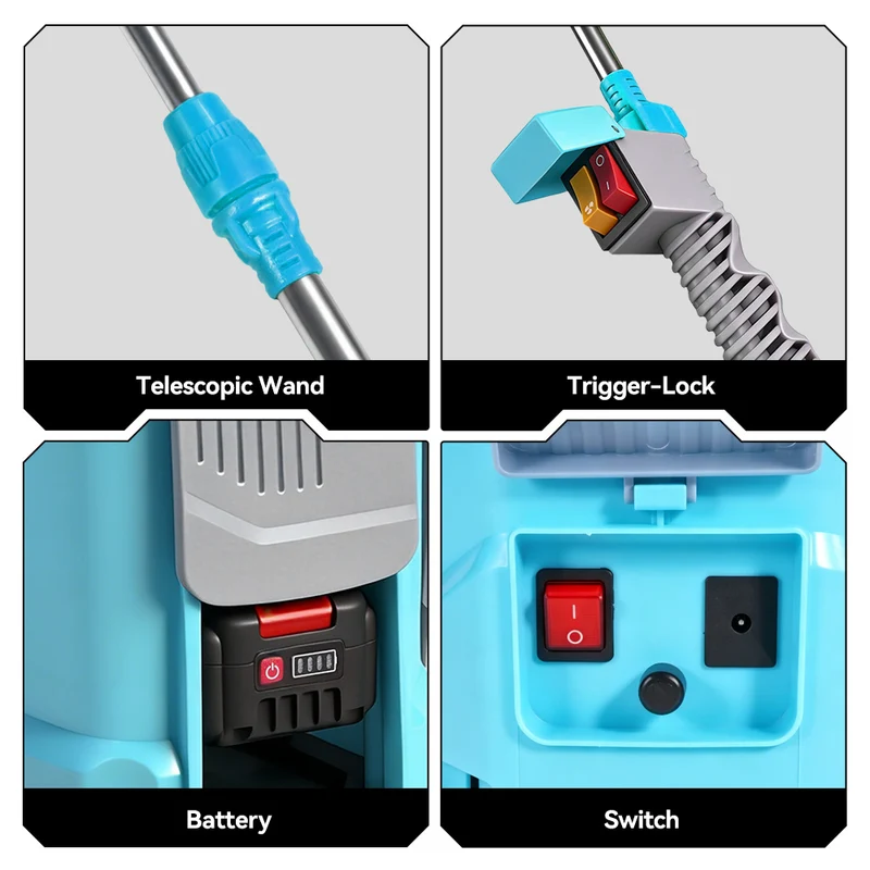 ONEVAN 20L Cordless Backpack Sprayer with Mixing Function | For Makita 18V Battery