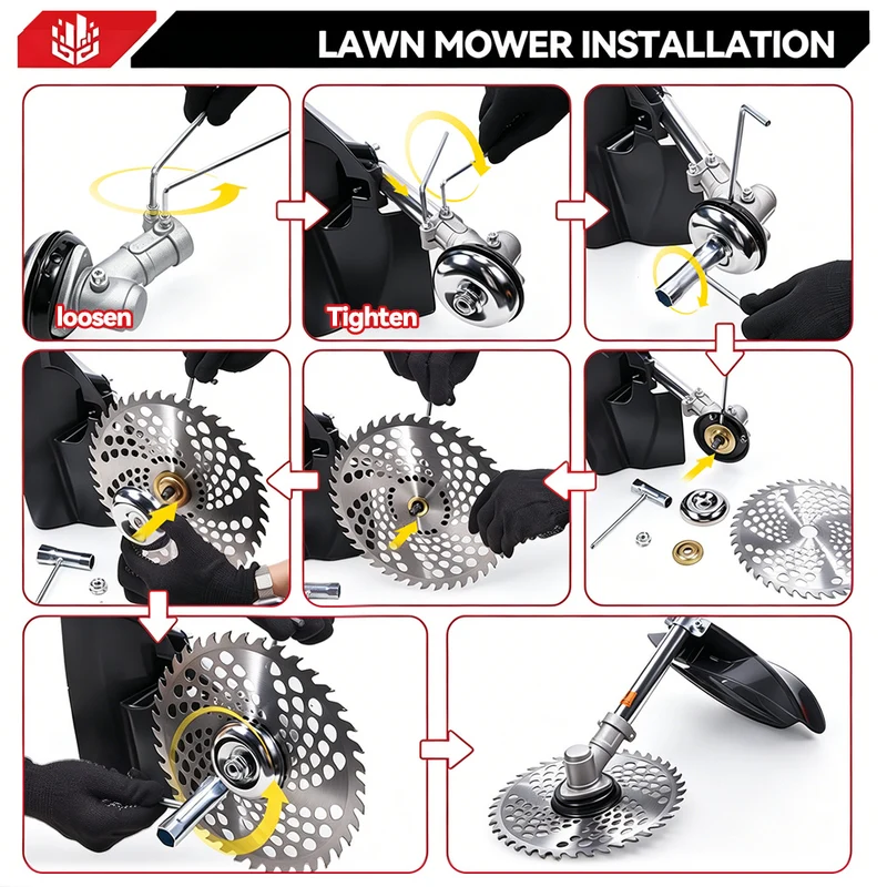 ONEVAN 2-in-1 Cordless Tiller & Grass Trimmer | For Makita 18V Battery